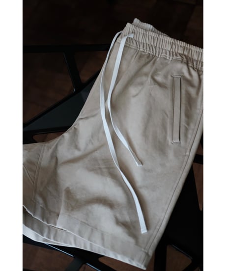 ANSNAM / Dry Short Pants(Cotton/Beige)