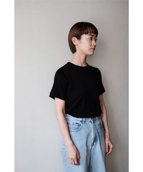 LIFiLL / Cottony Soft Stretch Tee(Black)