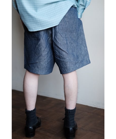 ANSNAM / Dry Short Pants(Indigo)