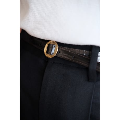 the Mad Shop / Buckle Belt(Dark Brown)