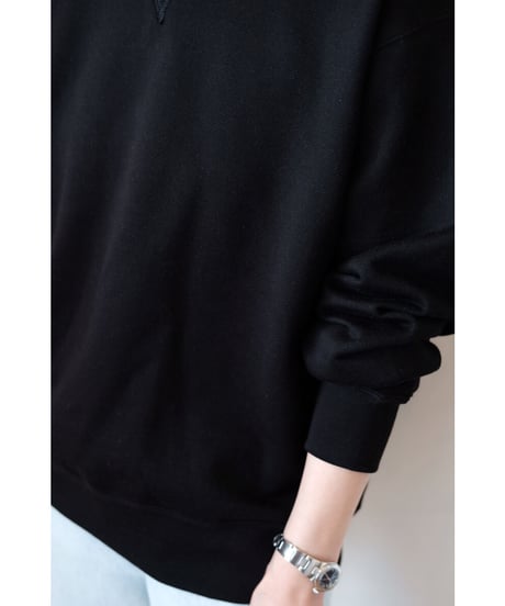LIFiLL / Cottony Basic Sweat(Black)