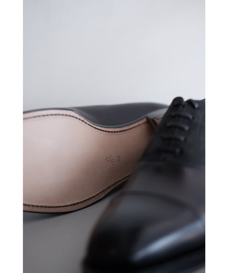 forme / ff-129 Long Vamp Balmoral(Calf×Kangaroo Reverse/Black×Black)