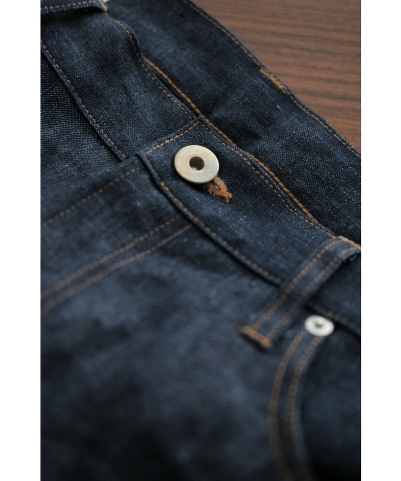 I am dork / Linen Denim Pants(Indigo) | PARK