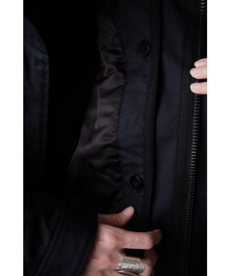 ANSNAM MODELIST Mods Coat モッズコート ネイビー ANSNAM / Mods Coat Wide(High Density Cotton/Nav