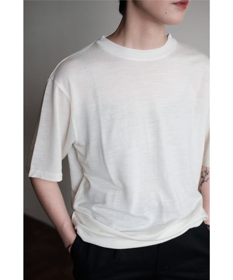 LIFiLL / Woolish Tee(Off White)