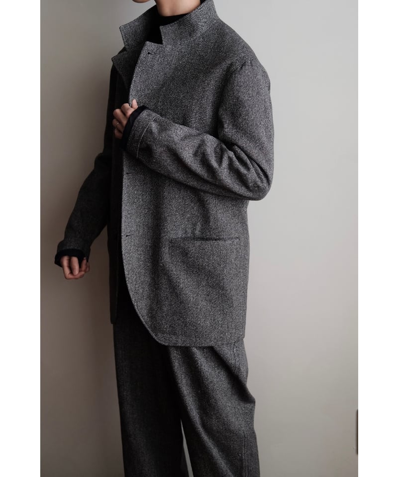 Fendart テーラードジャケット M Fendart / Jacket(White×Black Navy) | PARK