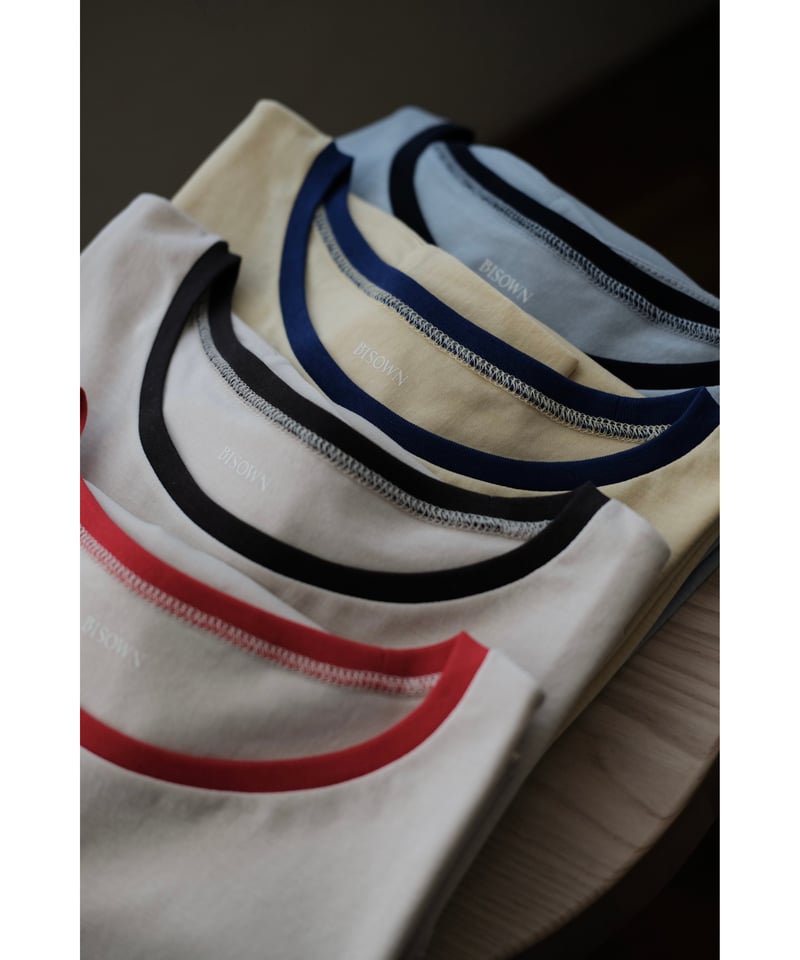 BISOWN / PIMA MOKLODI RINGER TEE(4 colors) | PARK