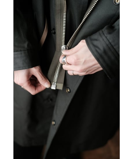ANSNAM / Mods Coat Wide(High Density Cotton/Kahki)