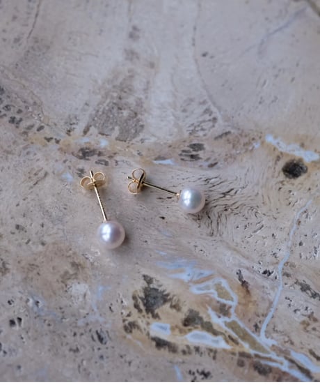 sCenes /【ESSENTIALS】Akoya Pearl Stud Earrings(4.5mm-5.0mm)