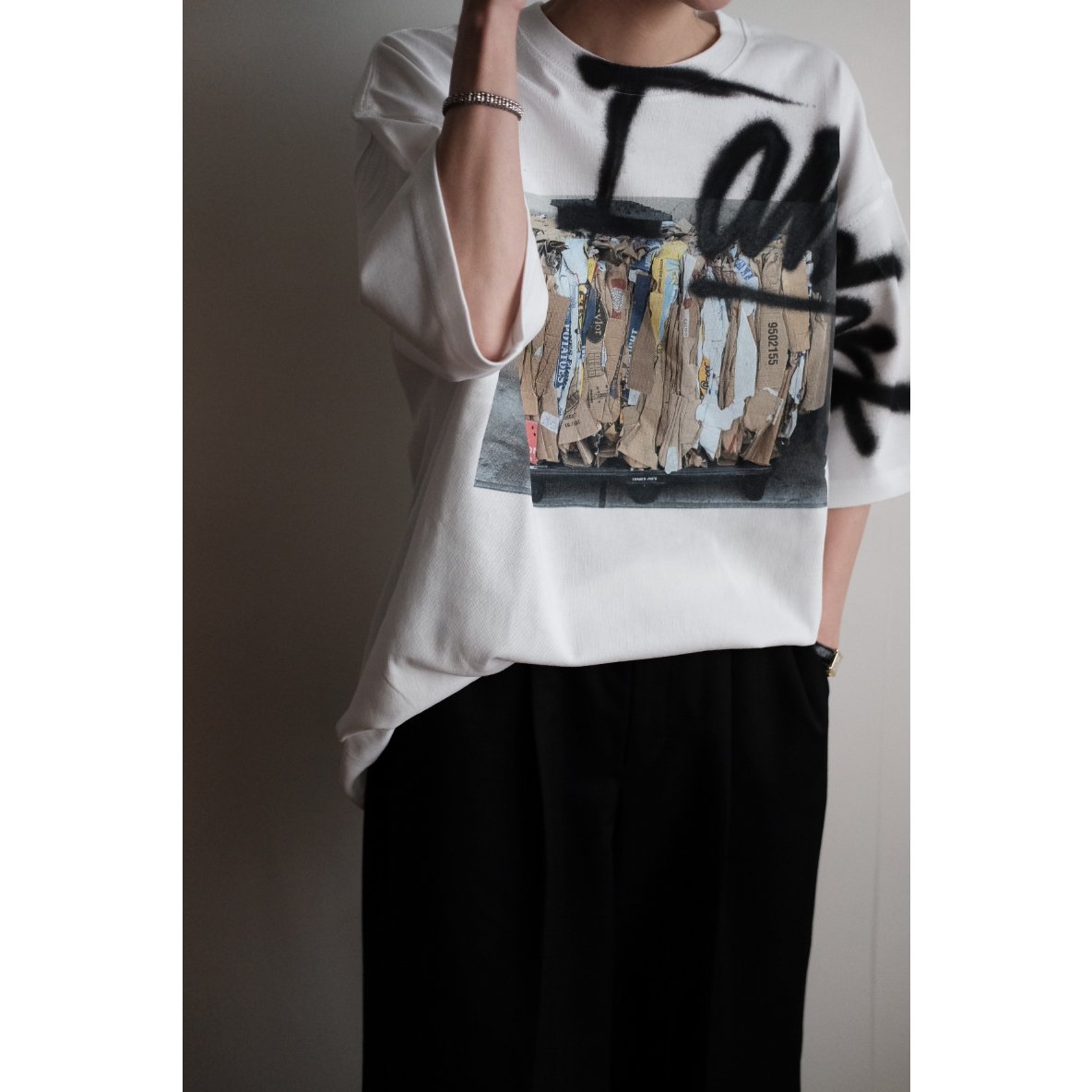 【新品】I am dork　Trash Printed T-shirt I am dork / Trash Print T-Shirts(White) | PARK