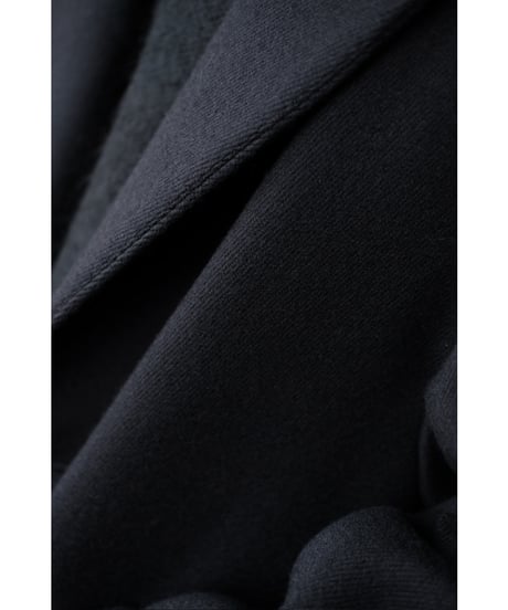 ANSNAM / Big Jacket(Handwoven Doble Faced Wool/Black)