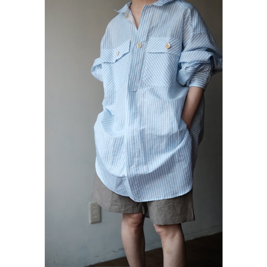 ANSNAM / Dry Short Pants(CottonLinen/Lt.Gray) |