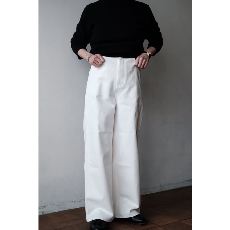 最安値　新品　Mサイズ　Bone Rigid Denim Pants　White 新品 正規品 Mサイズ Bone Rigid Denim Pants White - メルカリ