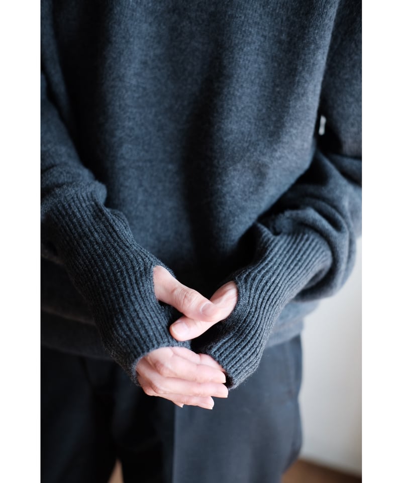 PICEA / 8GG Crew Neck(Charcoal) | PARK