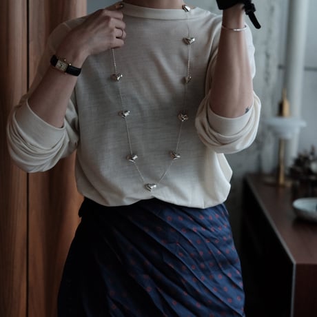 BASENOTES / 90cm Heart Necklace