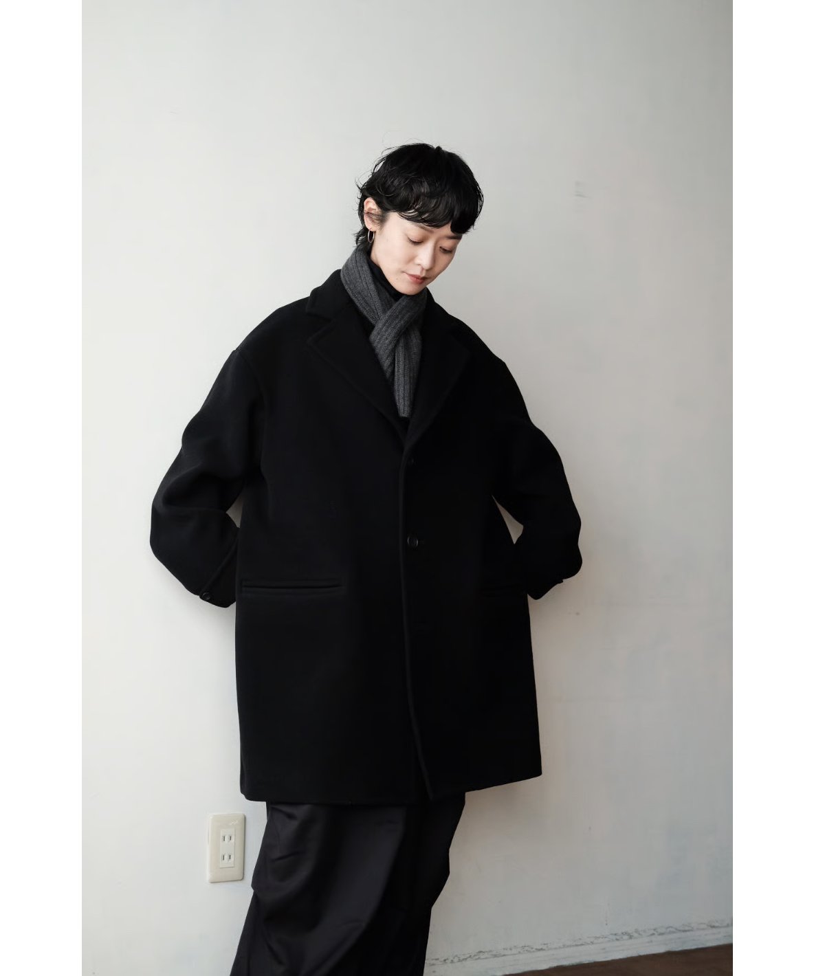 ジャケット・アウター i am dork tatazumaiizumai nariwai Coat I am dork / Tailor Box Coat(Black) | PARK