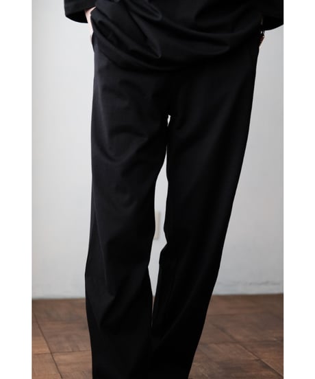 LIFiLL / Cottony Relax Tapered Pants(Black)