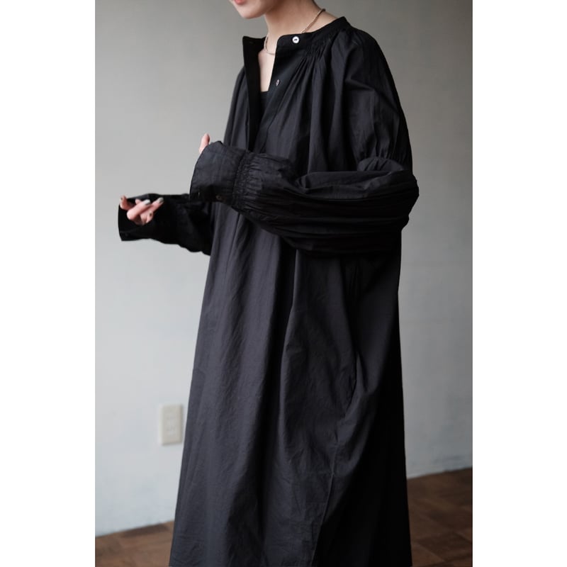 Pau thongvird Gather Big Shirt(Black)