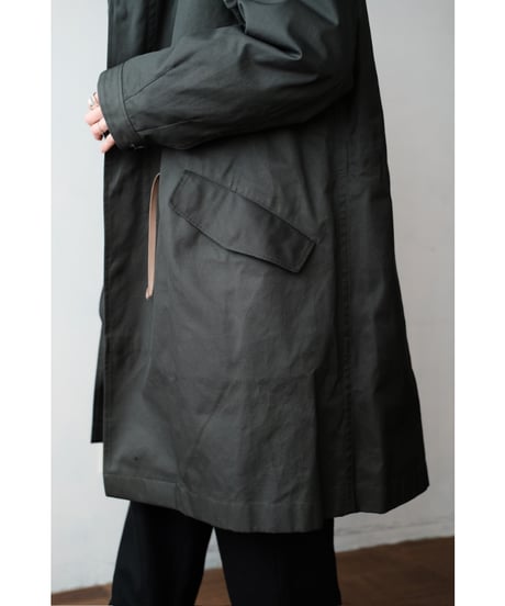 ANSNAM / Mods Coat Wide(High Density Cotton/Kahki)