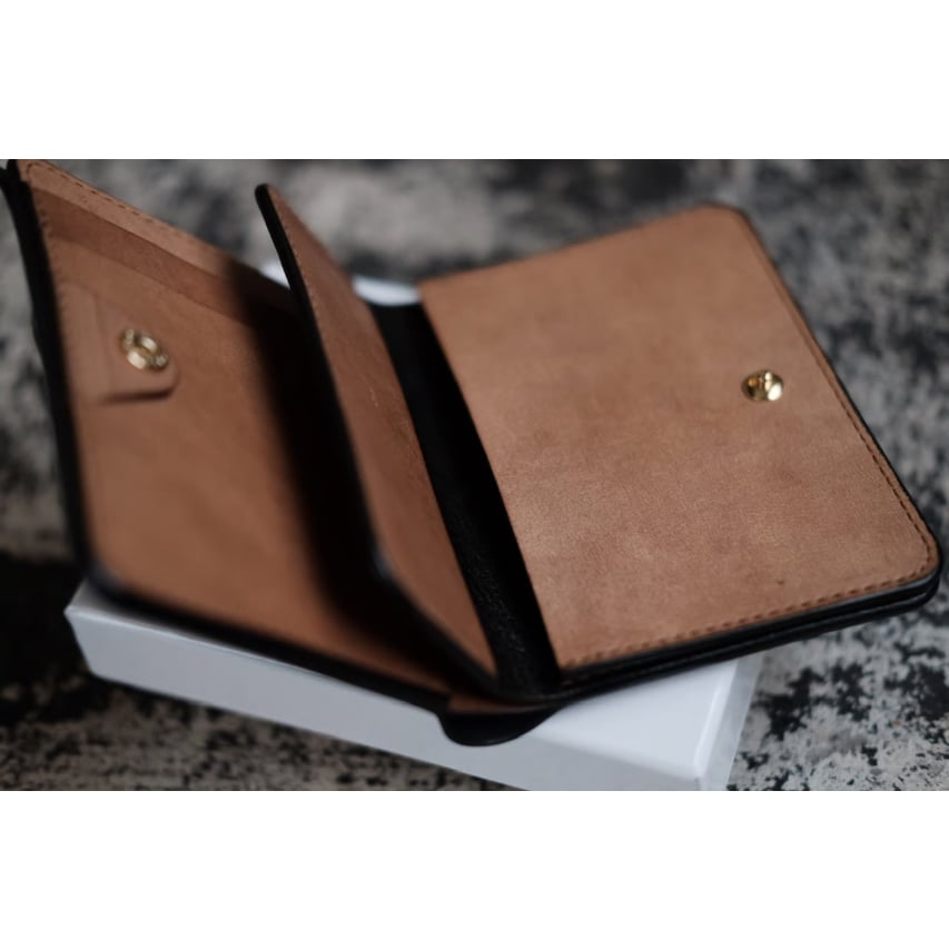 forme / Post Wallet(Baby Calf×SHF/Black) | PARK