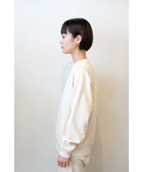 LIFiLL / Cottony Basic Sweat(Vanilla)