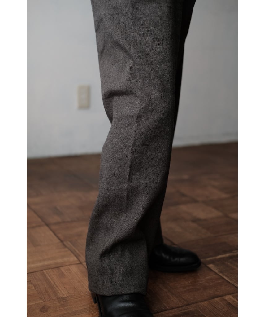 ANSNAM / Lurie Pants(LinenWoolCashmere/Brown mi