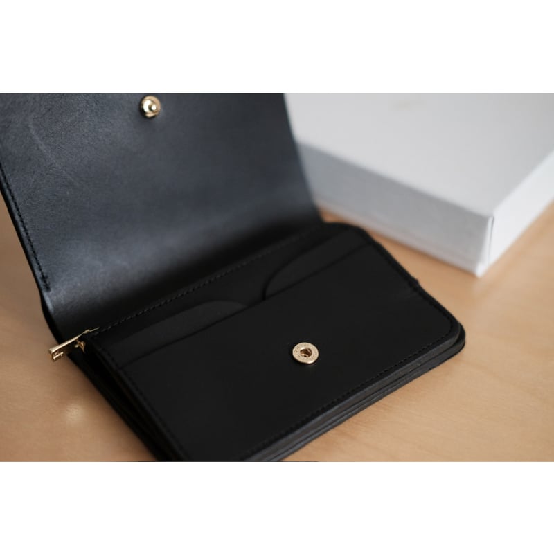 forme / Short Wallet(All Baby Calf/Black) | PARK