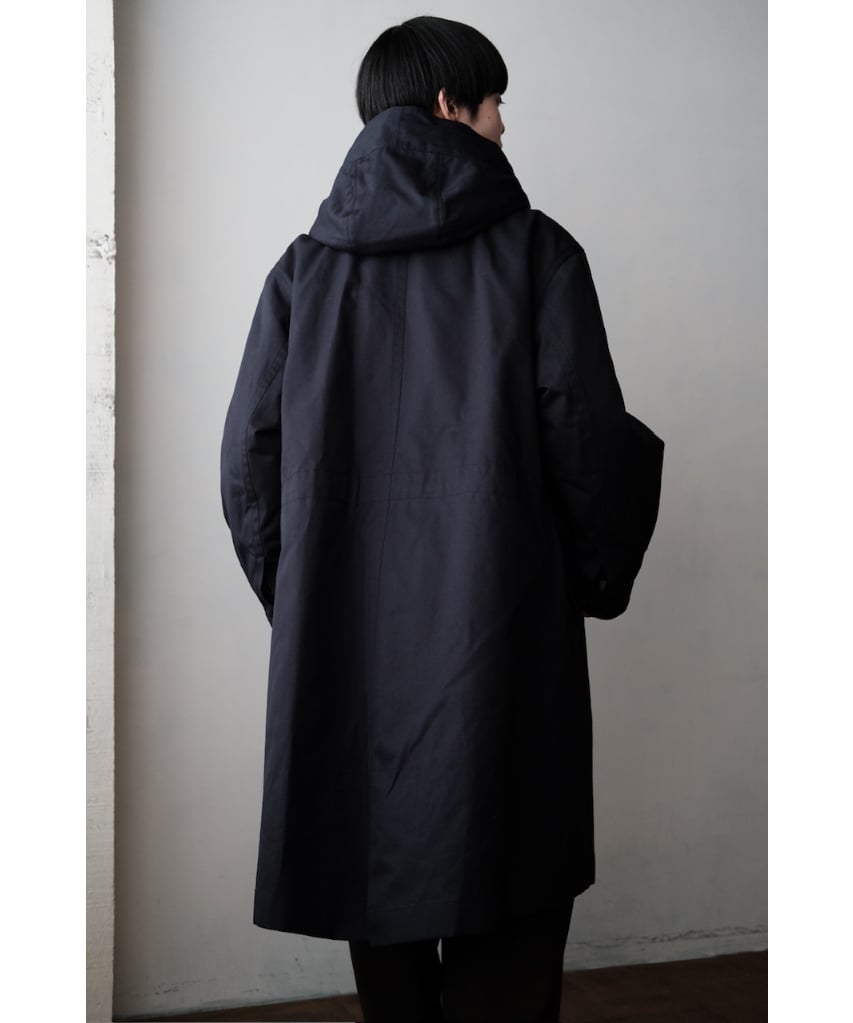 ANSNAM / Mods Coat Wide(High Density Cotton/Nav