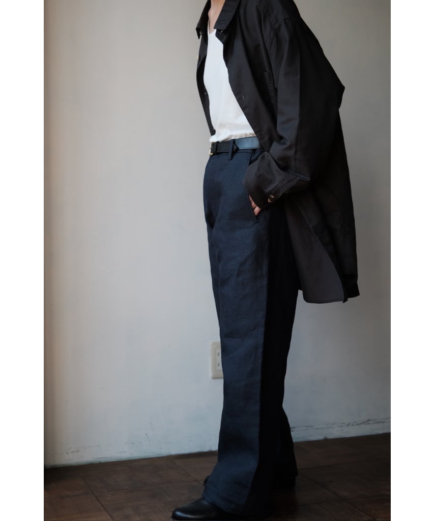 パンツ ANSNAM / Lurie Pants ANSNAM / Lurie Pants(Irish Linen/Dark Navy) | PARK