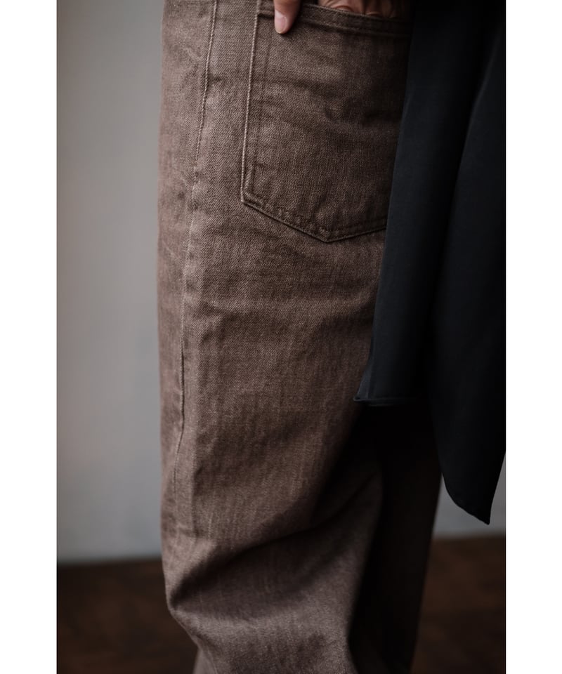 パンツ bisown brown denim BISOWN / BISOWN WIDE DENIM(Brown Bleach) | PARK