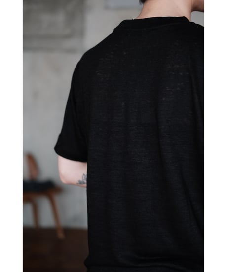 LIFiLL / Linen Tee(Black)