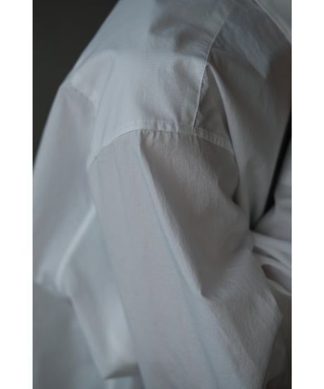 matereal / OHMIZARASHI Regular Collar Shirt(White)