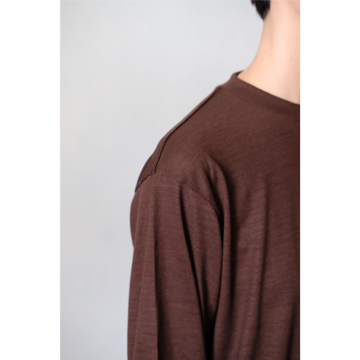 LIFiLL / Woolish Longsleeve Tee(Brown) | PARK