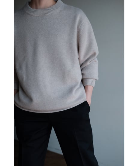 PICEA / 8GG Crew Neck(Beige)