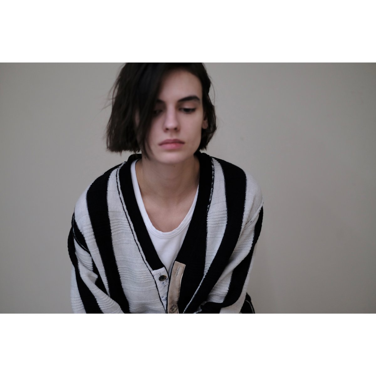 ANSNAM 美品　24AW マルチストライプカーディガン ANSNAM 美品 24AW マルチストライプカーディガン