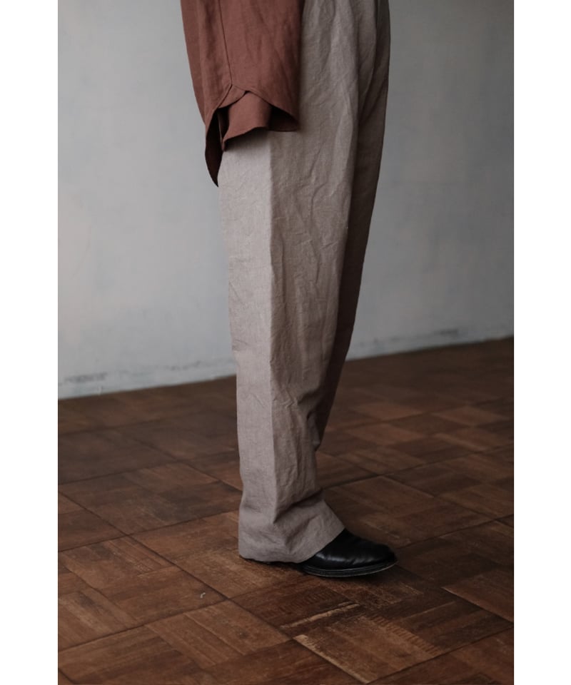 ANSNAM / Lurie Pants(CottonLinen/Lt.Gray) | PARK