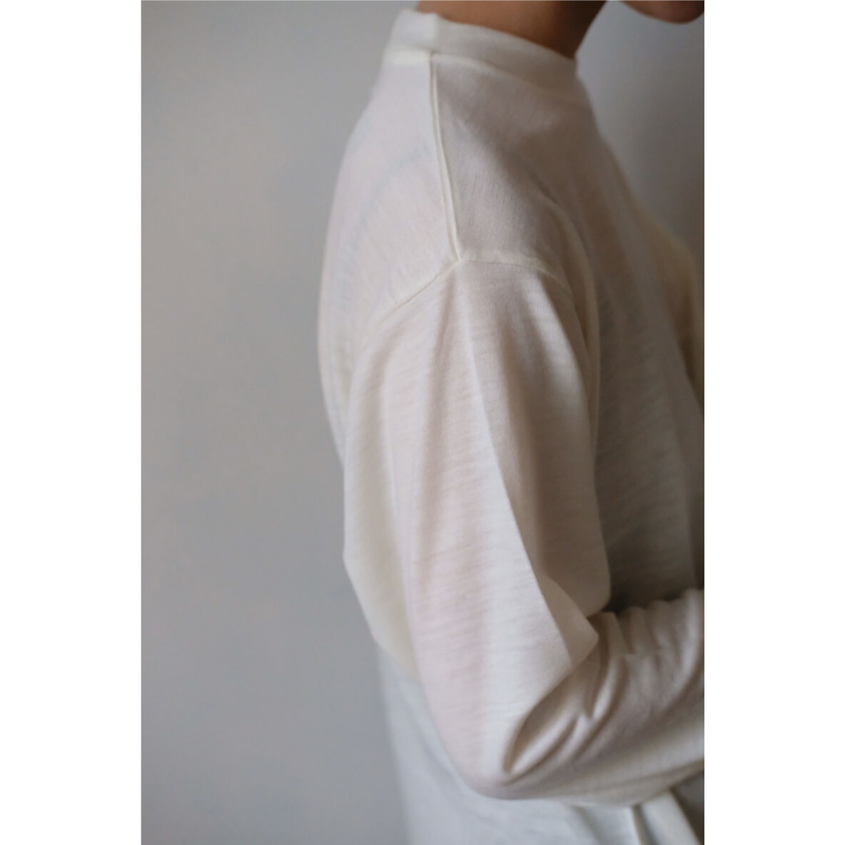 LIFiLL / Woolish Longsleeve Tee(Off White) | PARK