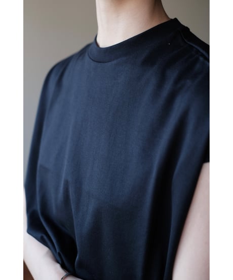 LIFiLL / Cottony Sleeveless Tee(Navy)