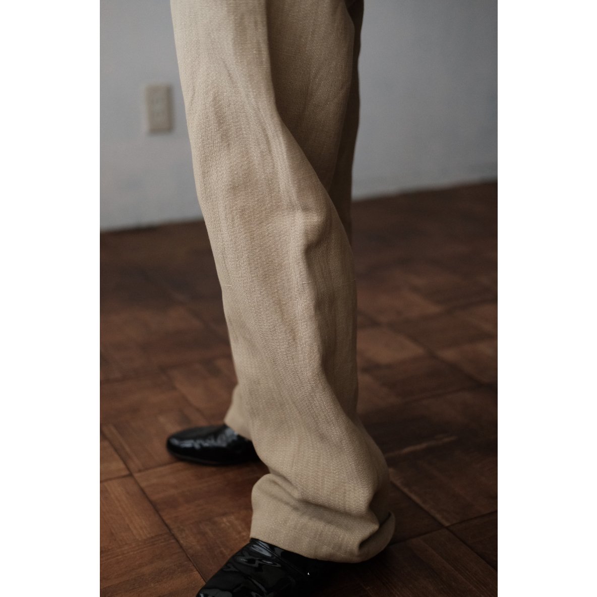 ANSNAM / Lurie Pants(Micro Dot Cotton/Beige) |