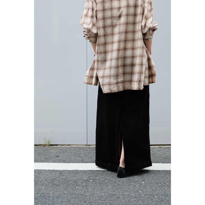 LIFiLL 別注 Cottony Sweat Skirt(Black)