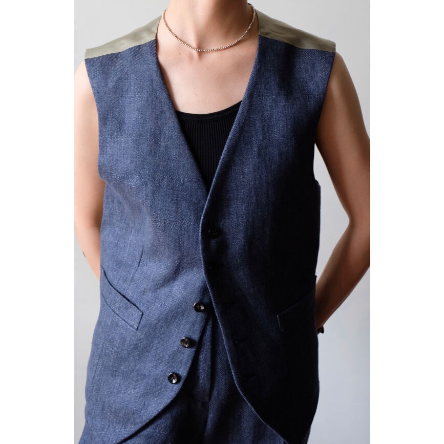 早期予約 ANSNAM Ex Tailored Vest 03 柿乃葉 アンスナム - トップス