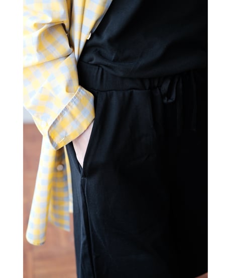 LIFiLL / Cottony Short Pants(Black)