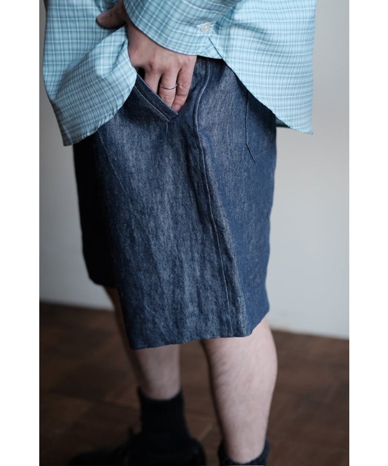 ANSNAM / Dry Short Pants(Indigo) | PARK
