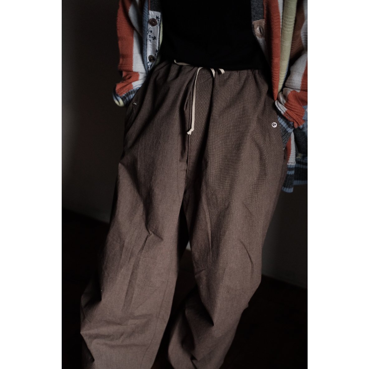 ANSNAM ブラウン スーツ スラックス