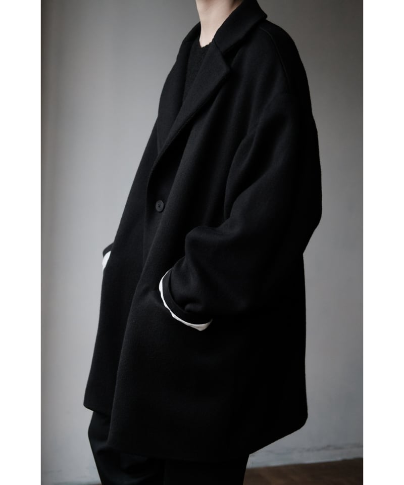 ANSNAM / Big Jacket(Handwoven Doble Faced Wool/