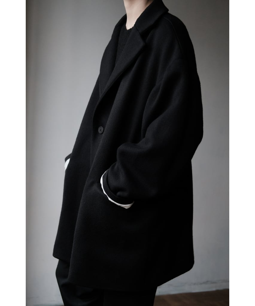 ANSNAM / Big Jacket(Handwoven Doble Faced Wool/