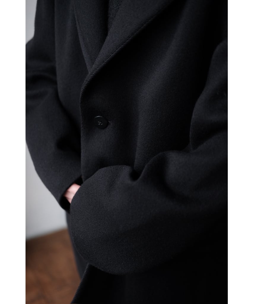 ANSNAM / Big Jacket(Handwoven Doble Faced Wool/