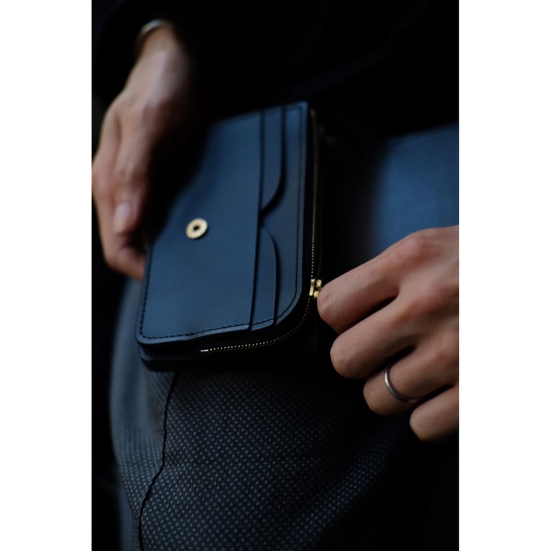 小物 forme/Short wallet \"ALL ILCEA\" forme/フォルメ】Short wallet ILCEA#BL×DOUBLE#BR flp-26の通販