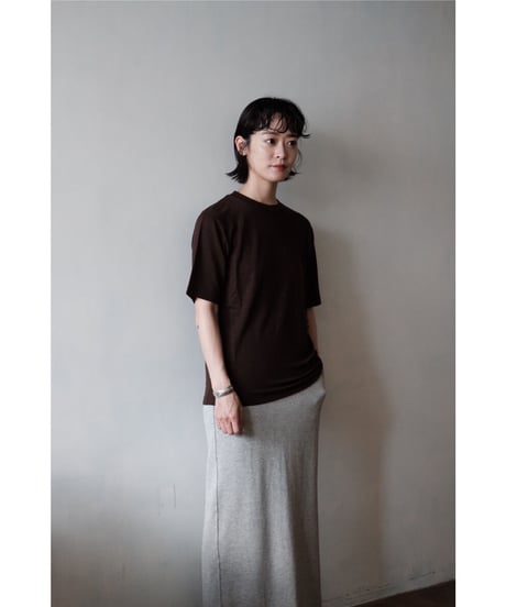 LIFiLL / Woolish Tee(Brown)