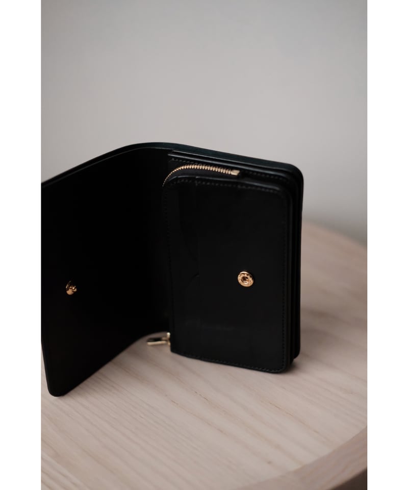 forme / Short Wallet(Cordovan×DOBLE/Black×Black
